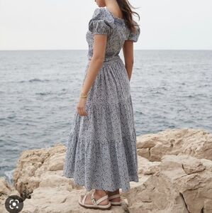 Madewell Matching Skirt Set Florentine Floral XL Tiered Maxi Ruffle Cottagecore